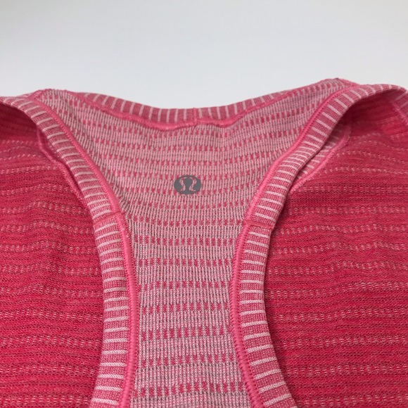 Lululemon High neck swiftly tech tank top 12 pink - Picture 5 of 6